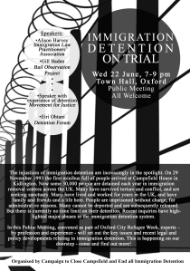 Immigration Detention Event 22 June
